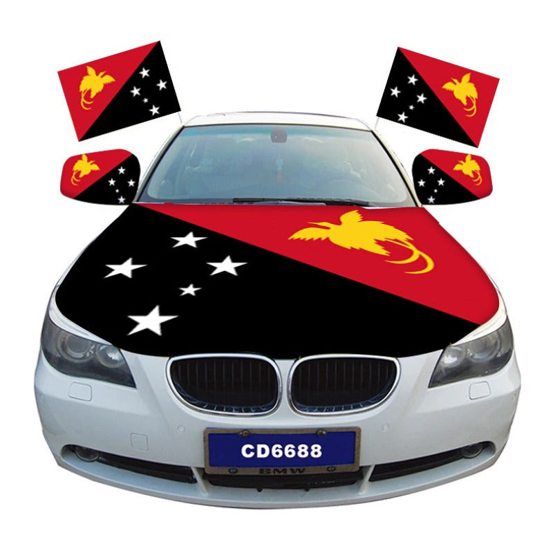 Papua New Guinea Car Hood Cover