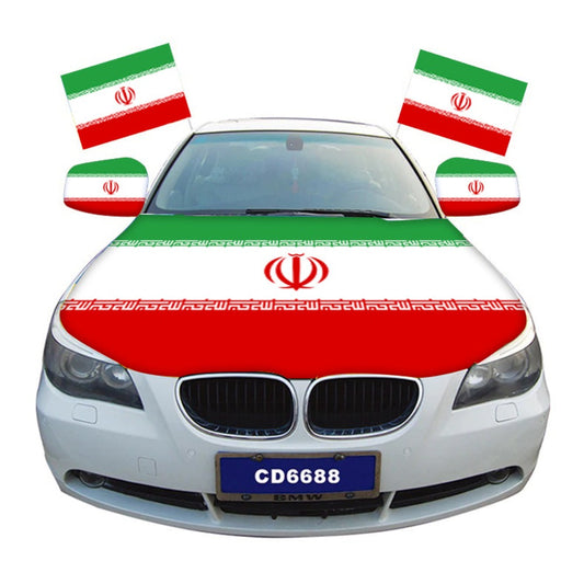 Iran Car Hood Cover Flag