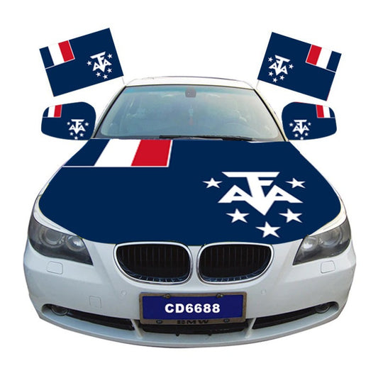 French Southern Territories Car Hood Cover Flag