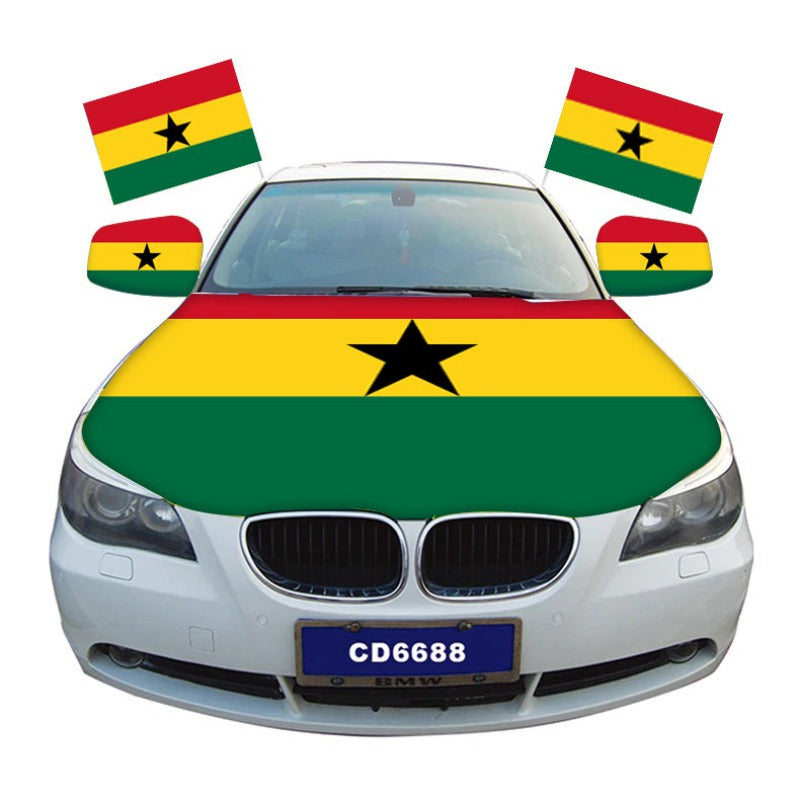 Ghana Car Hood Cover Polyester Cover