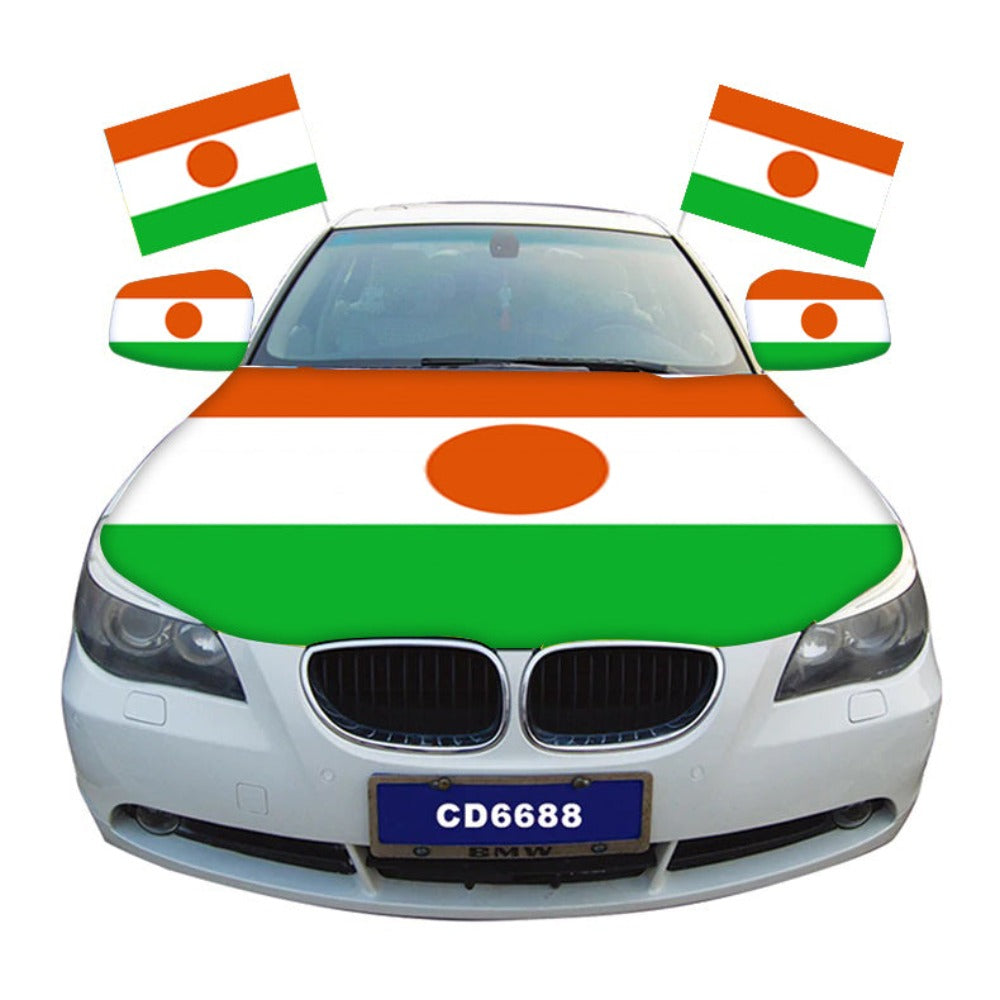 Niger Car Hood Cover Flag