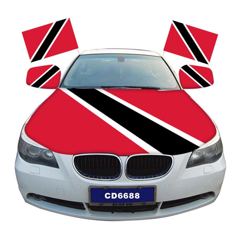 Trinidad And Tobago Car Hood Cover Flag