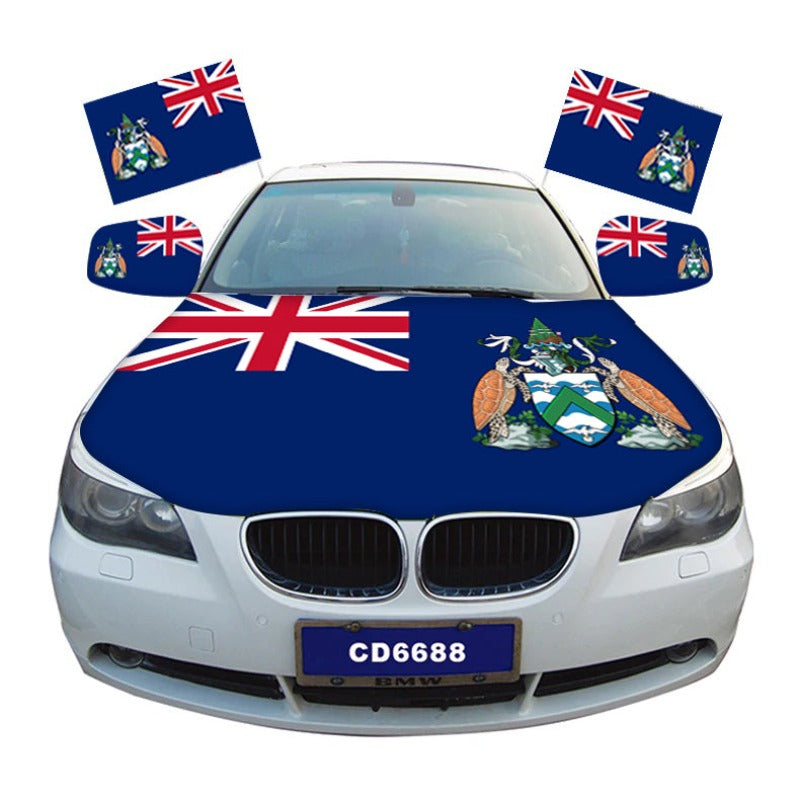 Saint Helena, Ascension and Tristan da Cunha Car Hood Cover Flag