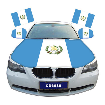 Guatemala Flag Car Hood Cover