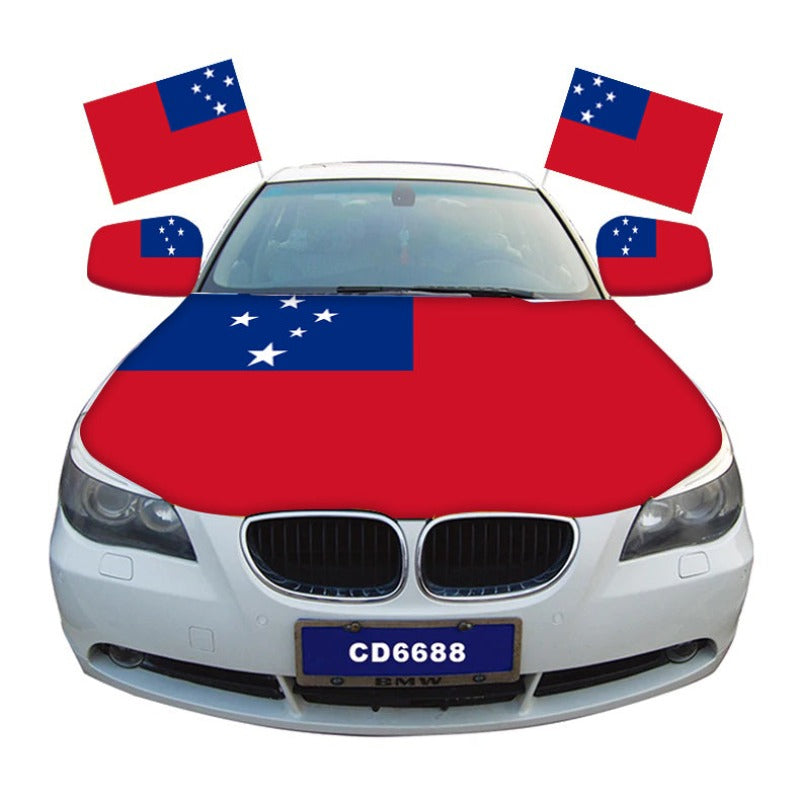 Samoa Car Hood Cover Flag