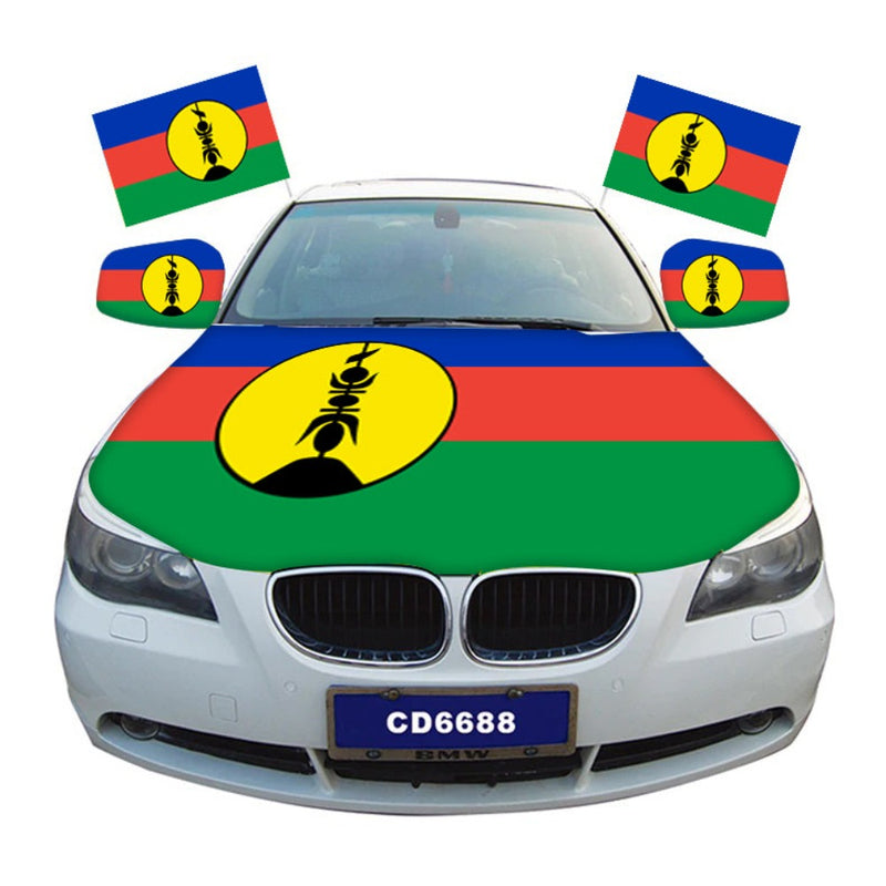 New Caledonia Car Hood Cover Flag