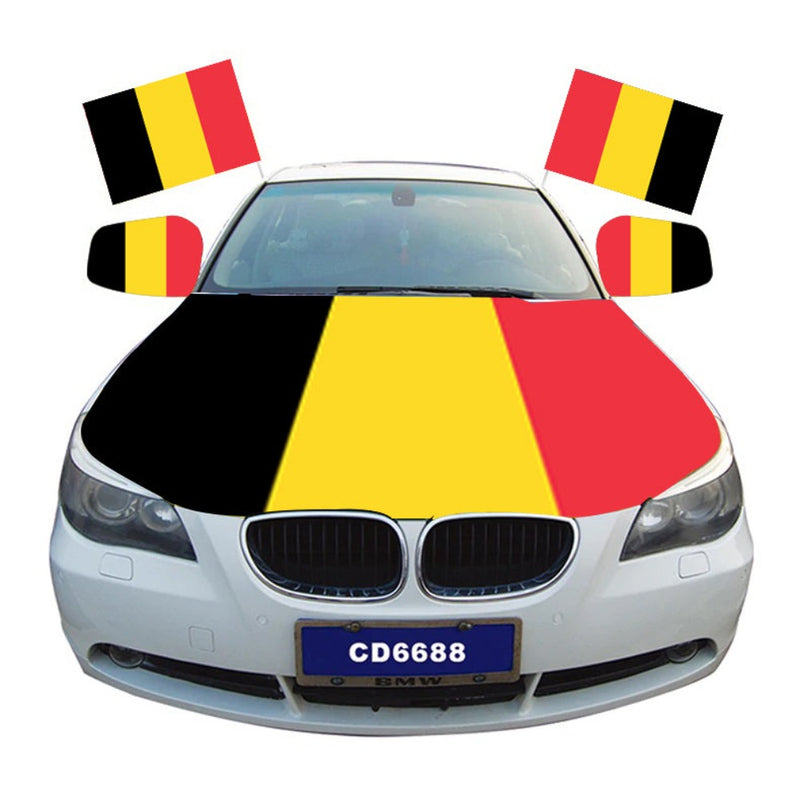 Belgium Car Hood Cover Flag