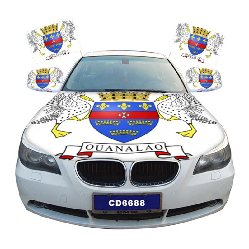 Saint Barthelemy Car Hood Cover Flag