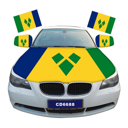 Saint Vincent and the Grenadines Car Hood Cover Flag