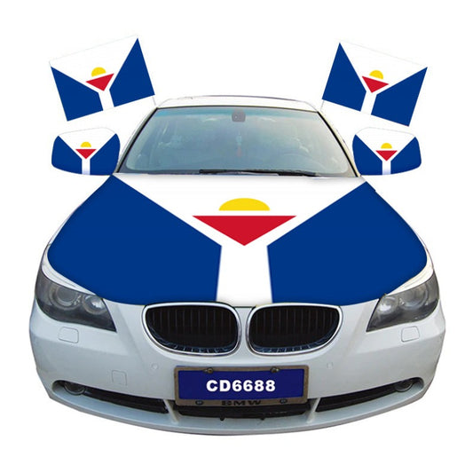 Saint Martin Car Hood Cover Flag