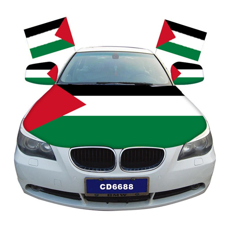 Palestine Car Hood Cover Flag