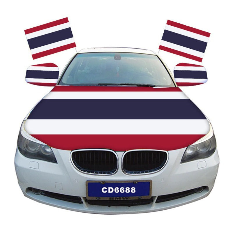 Thailand Car Hood Cover Flag