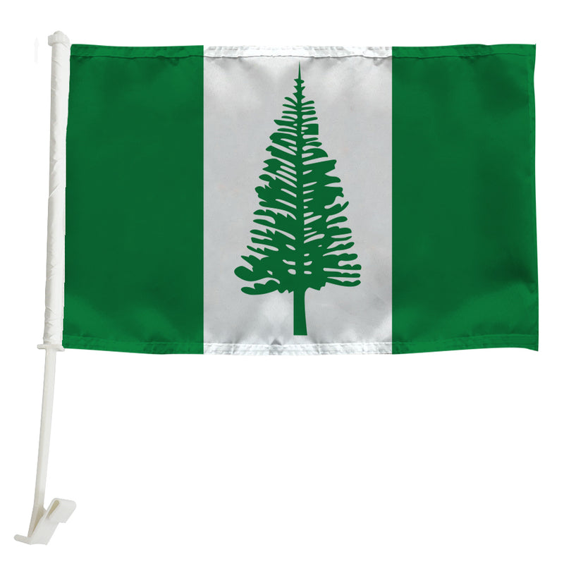 Norfolk Island Car Window Mounted Flag