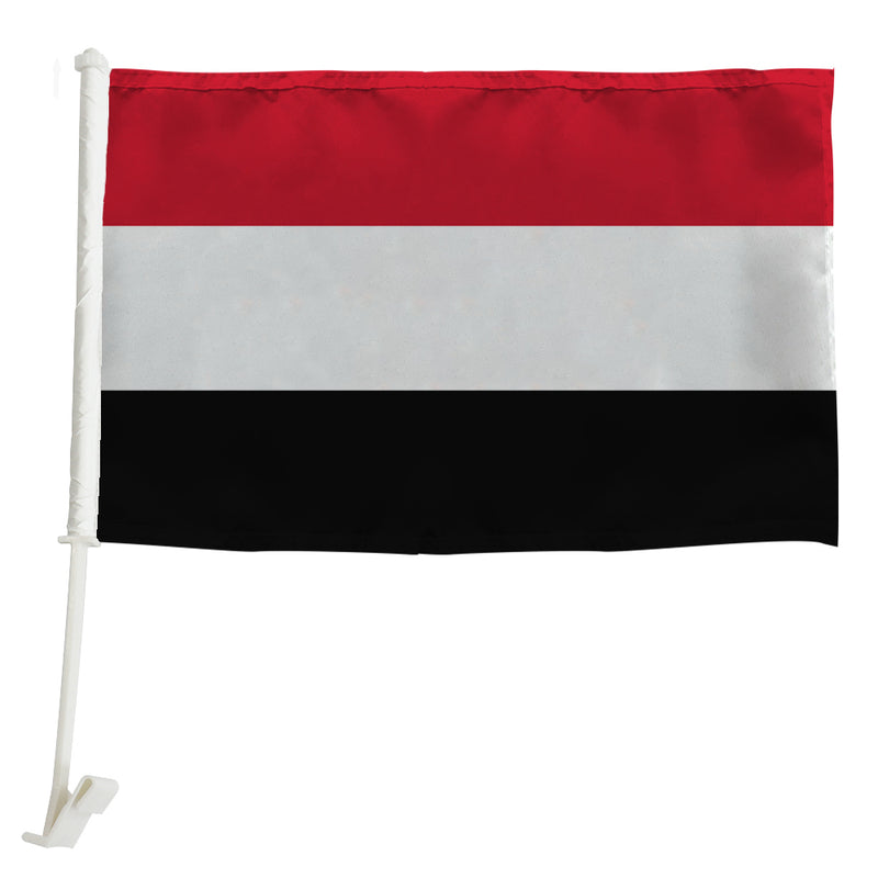 Yemen Car Window Mounted Flag