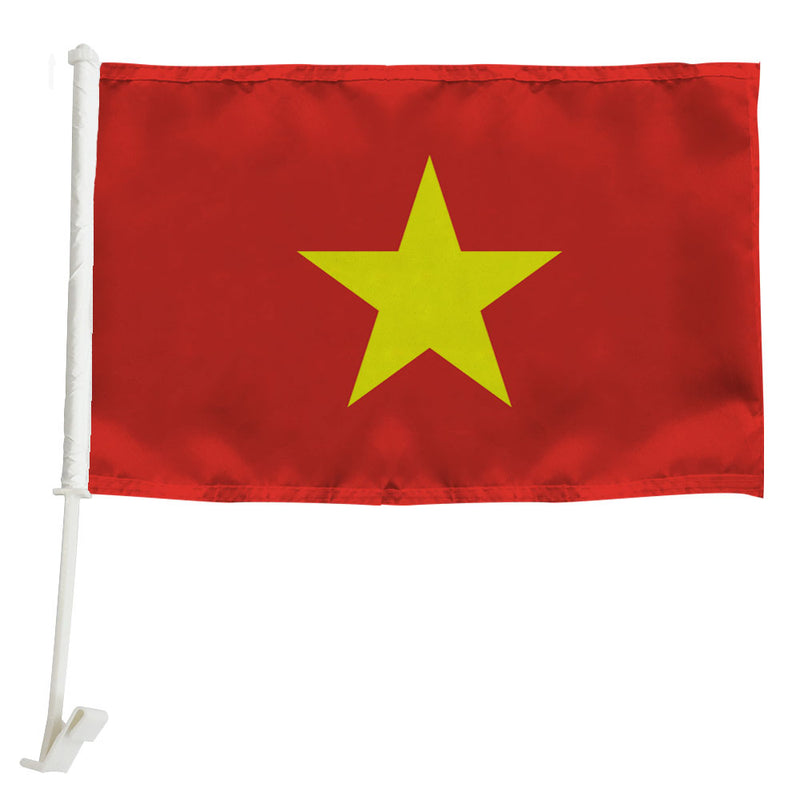 Vietnam Car Window Mounted Flag