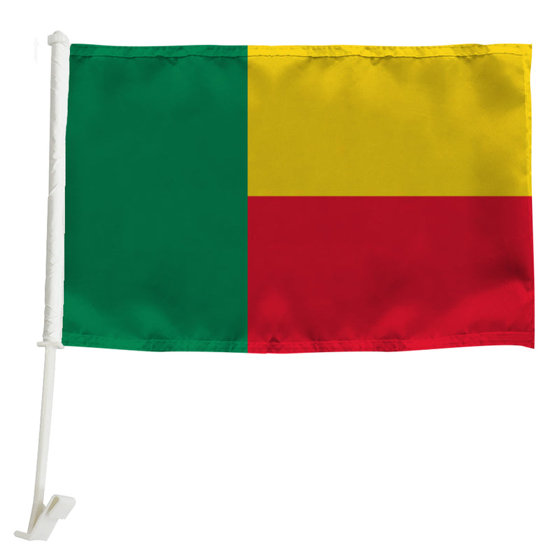 Benin Car Window Mounted Flag