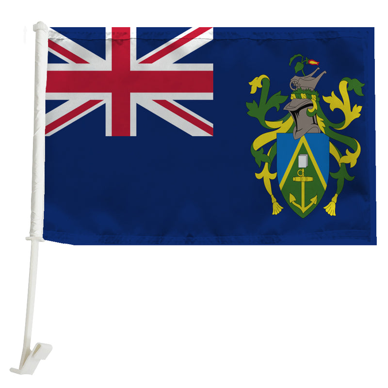 Pitcairn Islands Car Window Mounted Flag