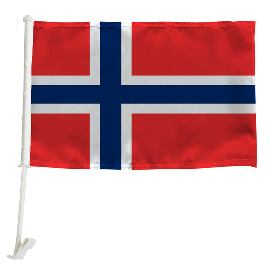 Svalbard Islands Car Window Mounted Flag