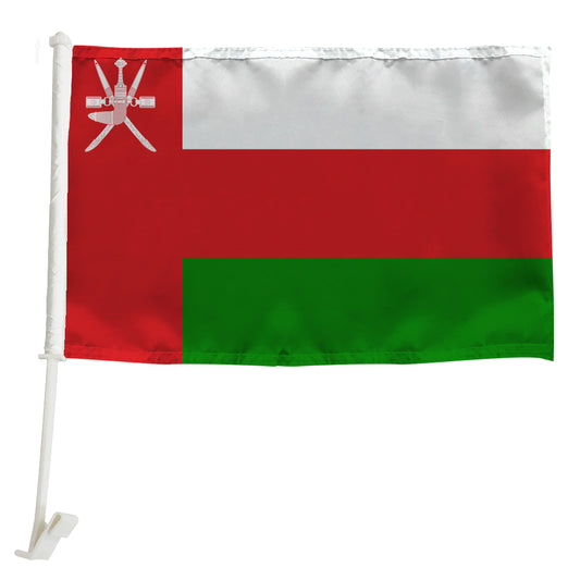 Oman Car Window Mounted Flag