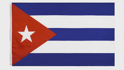 Cuban Flag, Indoor/ Outdoor, Cuban National Flag, Polyester 90X150 cm