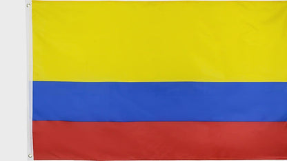 Columbian Flag, Yellow Blue Red, Long Lasting, National and Country Flag, Polyester 90X150cm