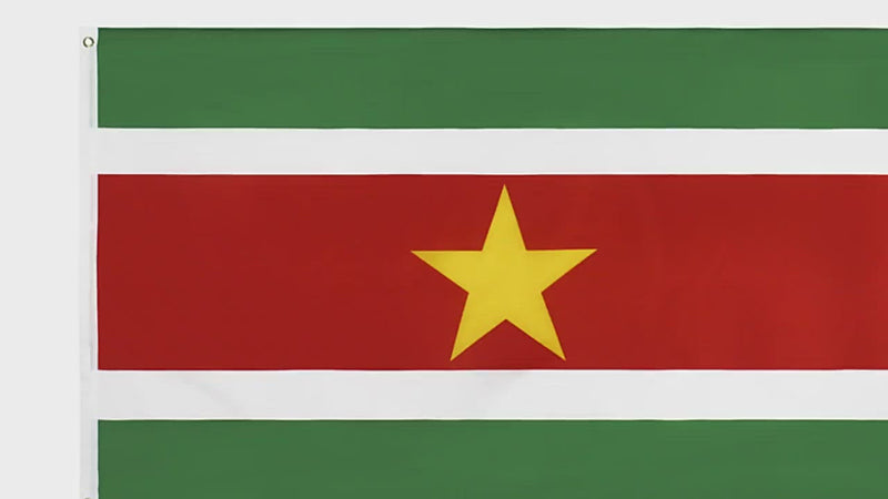 Suriname Flag, National Flags, Vivid Fade Proof UV Resistant, Republic of Suriname 90X150cm