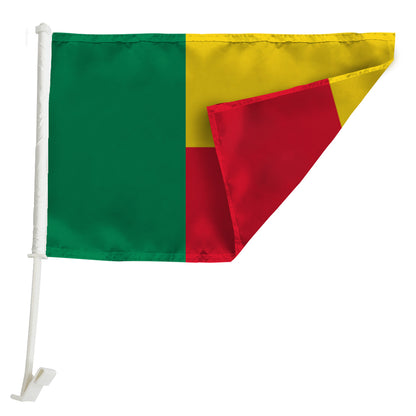 Benin Car Window Mounted Flag