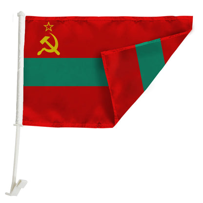 Transnistria Car Window Mounted Flag