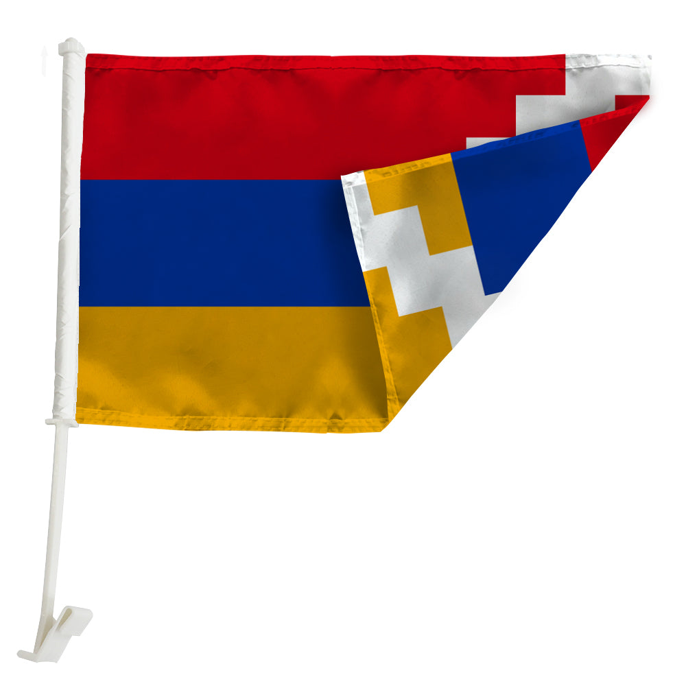 Nagorno-Karabakh Car Window Mounted Flag