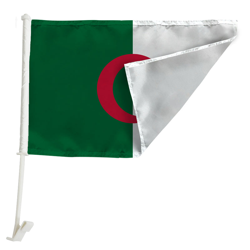 Algeria Car Window Mounted Flag