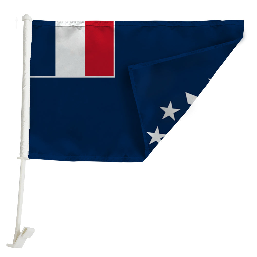 French Southern Territories Car Window Mounted Flag