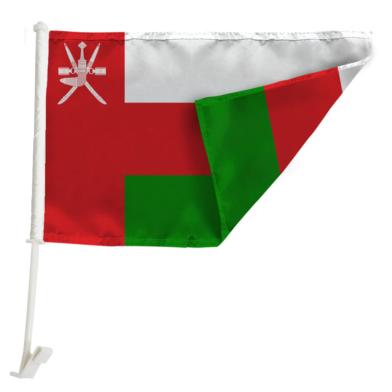 Oman Car Window Mounted Flag