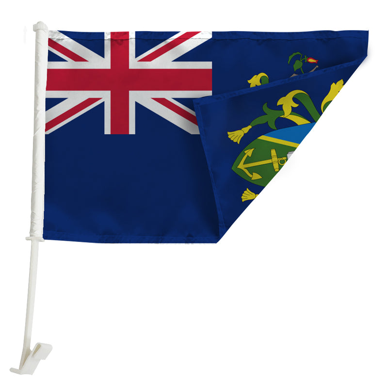 Pitcairn Islands Car Window Mounted Flag