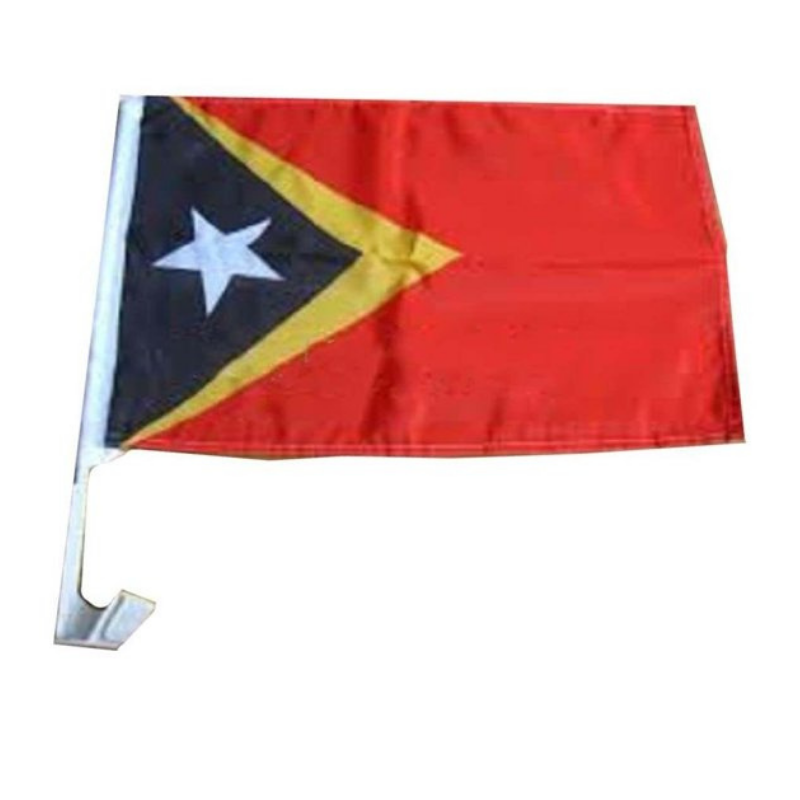 East Timor Car Window Mounted Flag