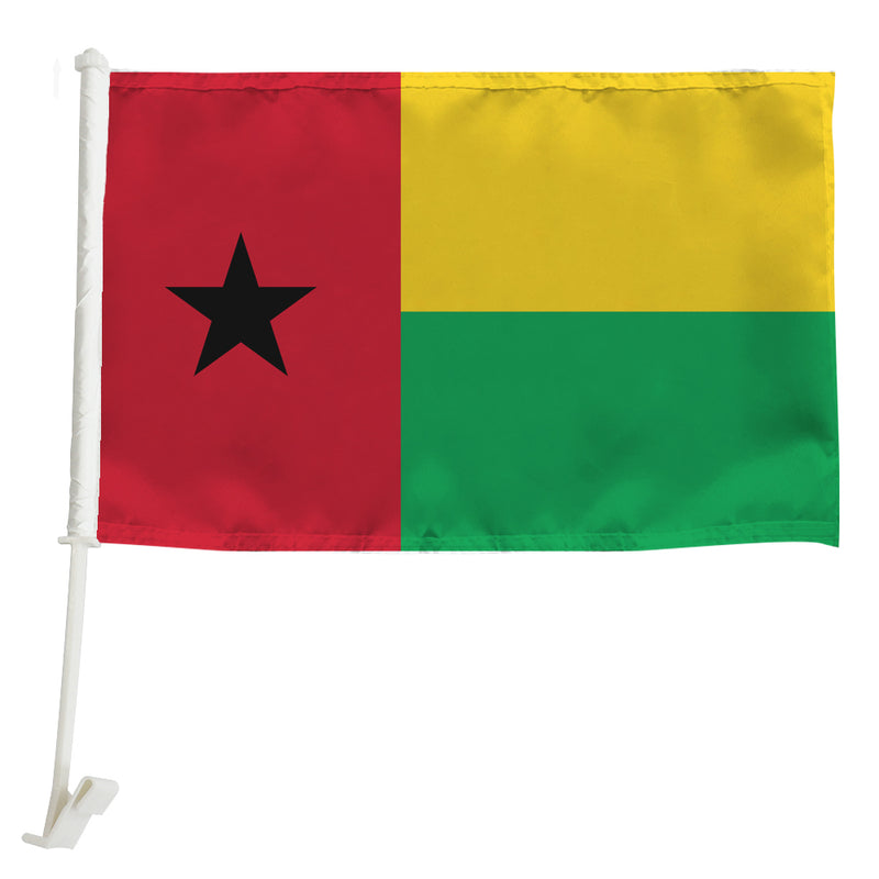 Guinea-Bissau Car Window Mounted Flag