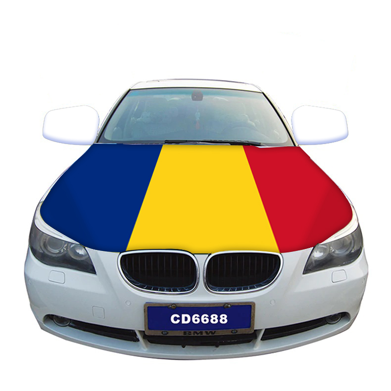 Romania Flag Car Hood Cover