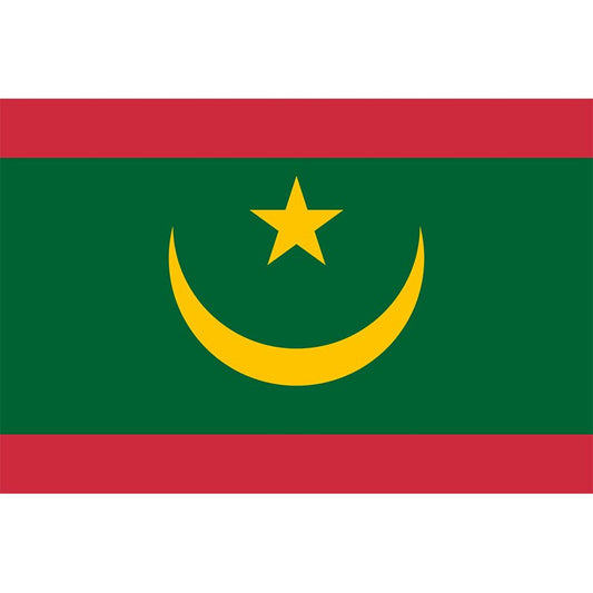 Mauritanian Flag, Country Flag, Islamic Flag, Green and Red, World Country Flags, 90X150 cm, 100% Polyester