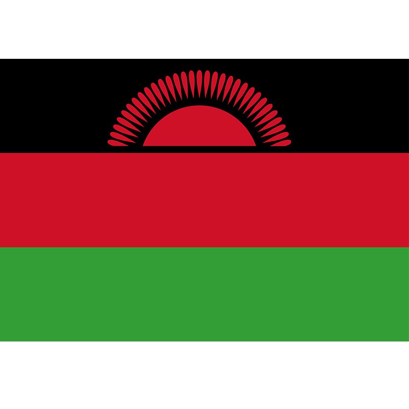 Malawi Flag, Flags and Countries, Flag of Malawi, Durable, 100% Polyester, 90X150 cm