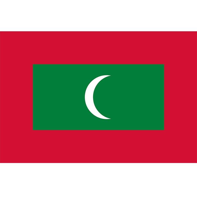Maldivian Flag, Flag of Maldives, Country Flag, Globe of Flags, Fade proof, 100% Polyester, 90X150 cm