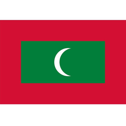Maldivian Flag, Flag of Maldives, Country Flag, Globe of Flags, Fade proof, 100% Polyester, 90X150 cm