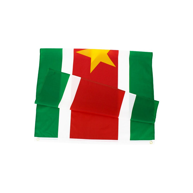 Suriname Flag, National Flags, Vivid Fade Proof UV Resistant, Republic of Suriname 90X150cm
