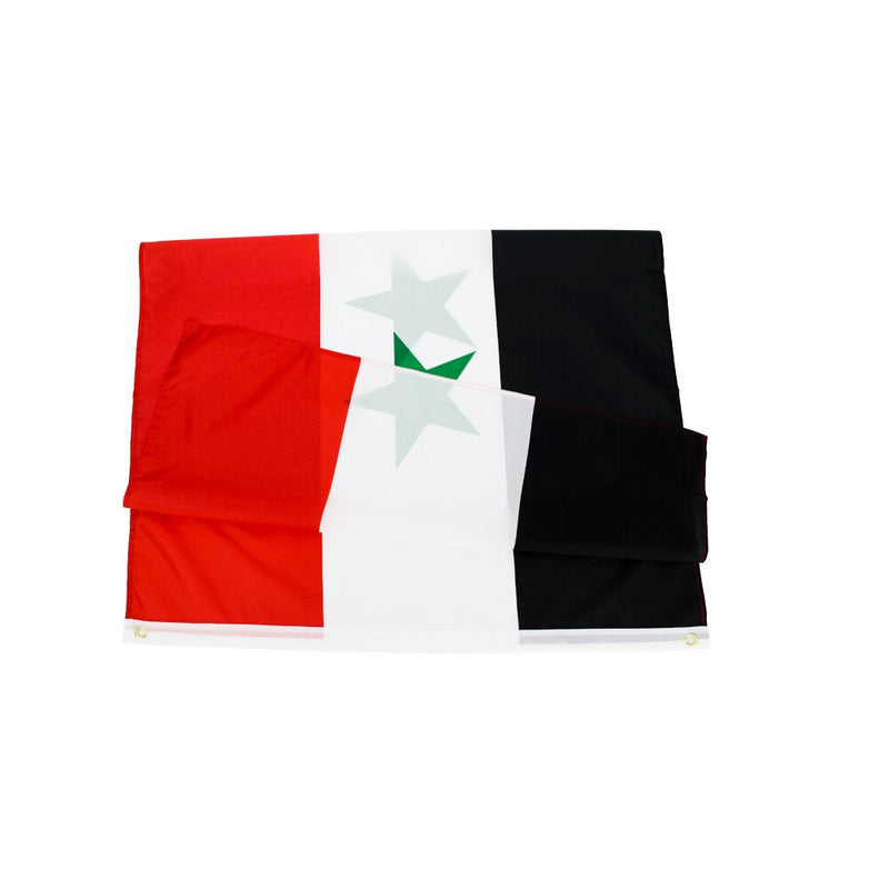 Syrian Flag, Country and National Flags, Indoor Outdoor Vivid Colors Durable, Syrian Arab Republic, 90X150cm