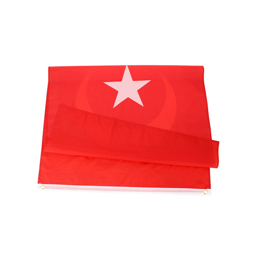 Turkey Flag, World Country Flags, Fade Proof Sustainable Colors, Polyester 90X150cm