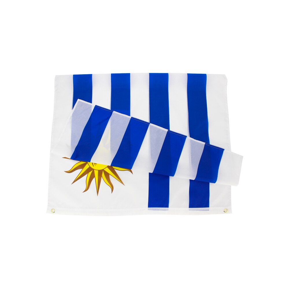 Uruguay Flag, Polyester Double Stitched Durable Country Flags, Oriental Republic of Uruguay 90X150cm