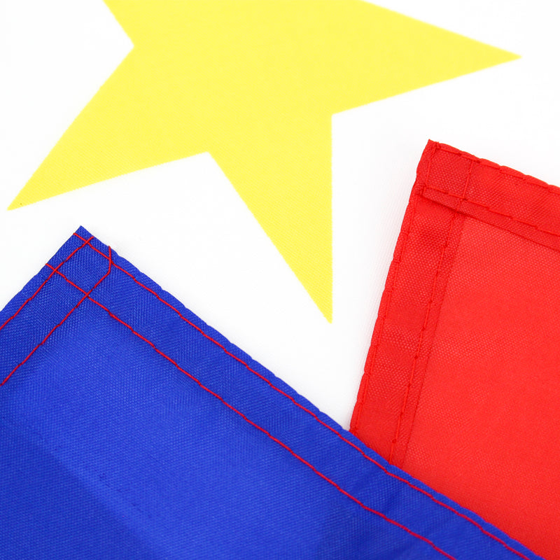 Filipino Flag, Indoor Outdoor, UV and Fade Proof, National flag of the Philippines Polyester 90X150cm