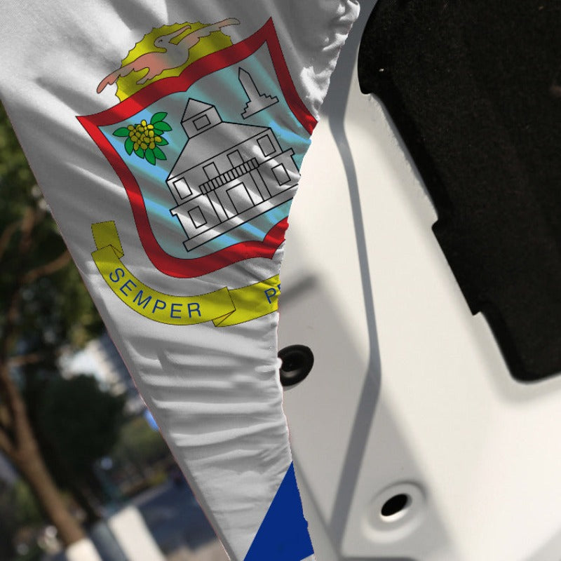 Sint Maarten Car Hood Cover Flag