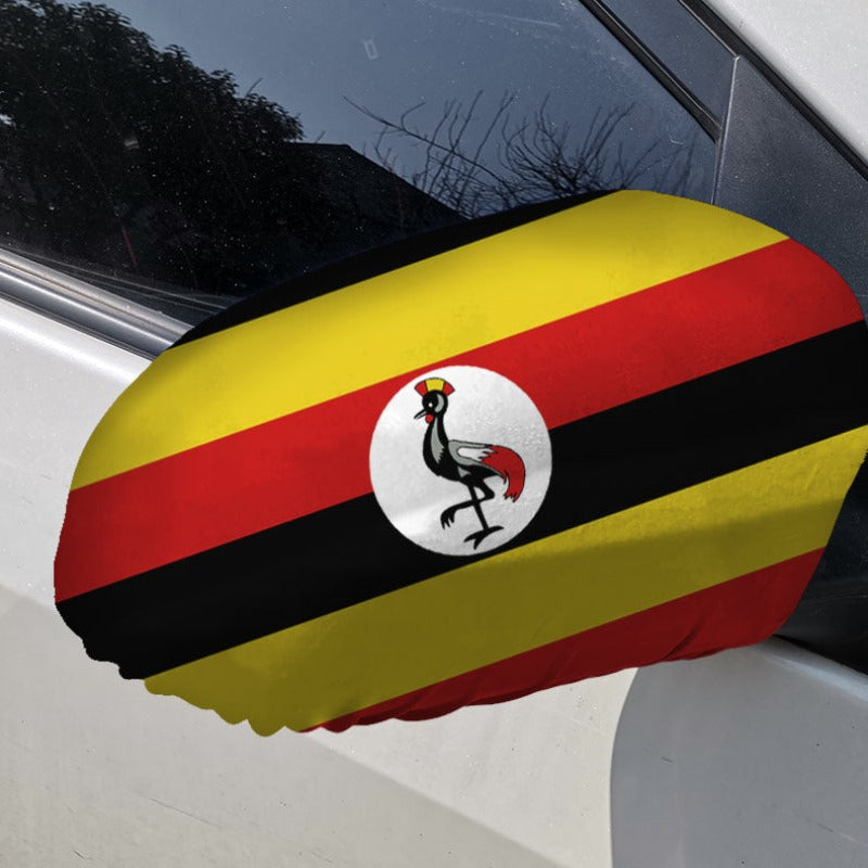 Uganda Car Side Mirror Flag