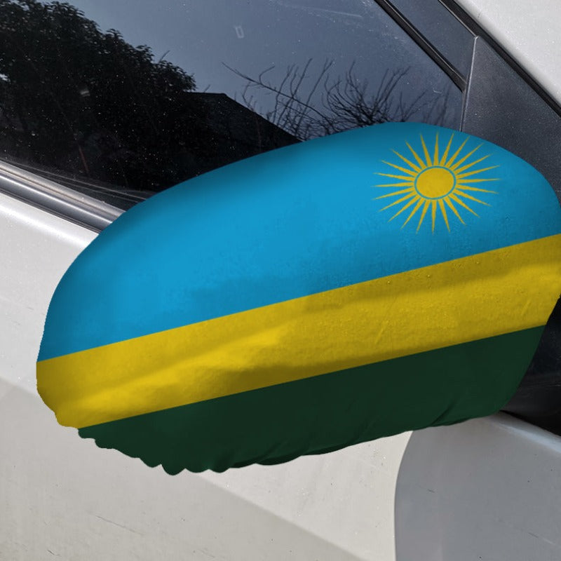 Rwanda Car Side Mirror Flag