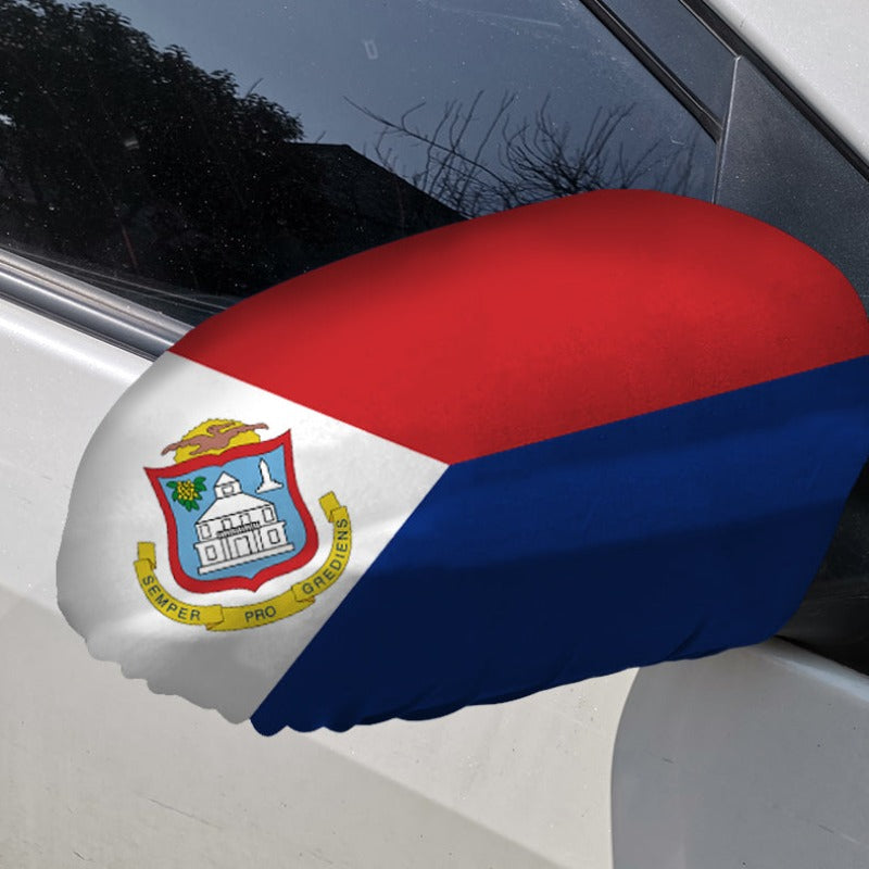 Sint Maarten Car Side Mirror Flag