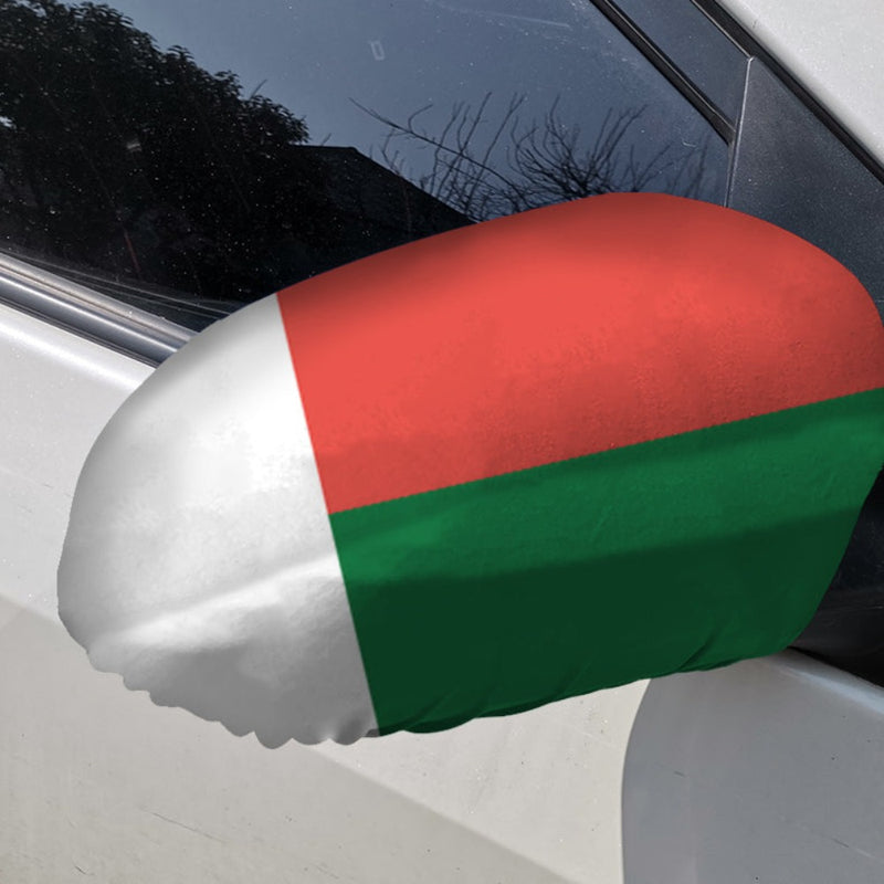 Madagascar Car Side Mirror Flag